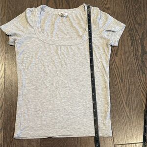 Two Cotton On White Ribbed T-Shirts